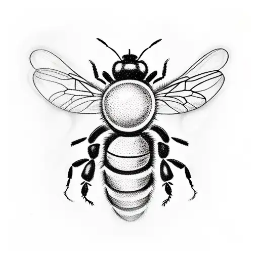 A Little Bee In The Space