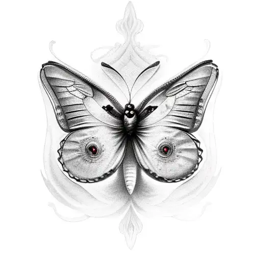 Butterflies With Roman Roman Numerals