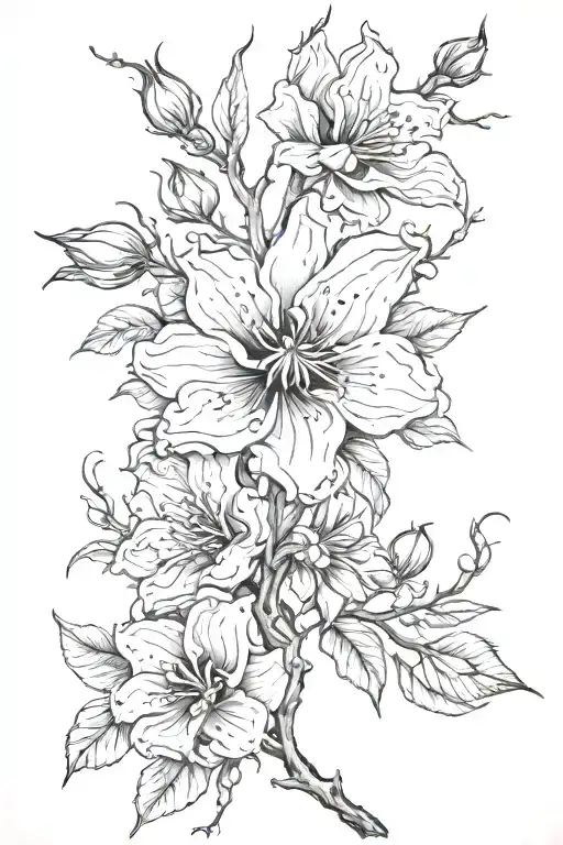 Evil Flowers And Branches