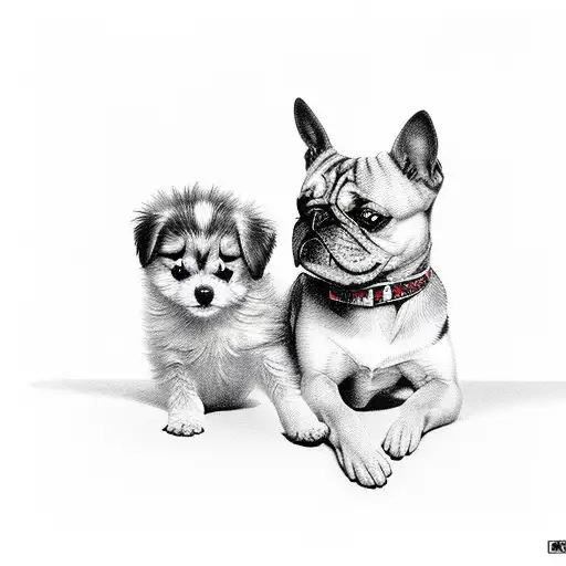 Littel Boy With A Dog