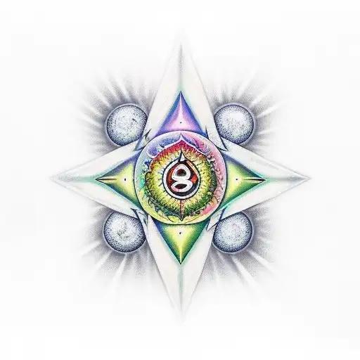 A Realistic Depiction Of Each Chakra As A Glowing Orb Along The Spine