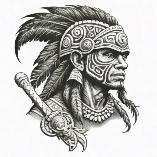 Taino Puerto Rican Warrior