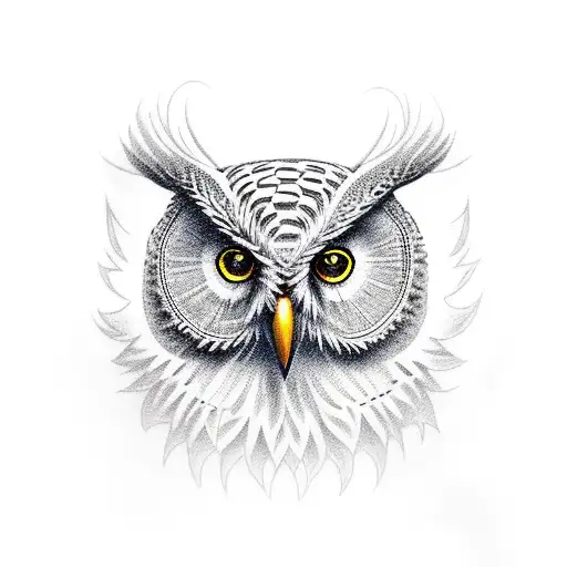 White Owl Face