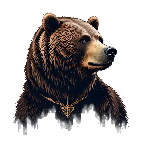Bears And Norse Mythology Symbols