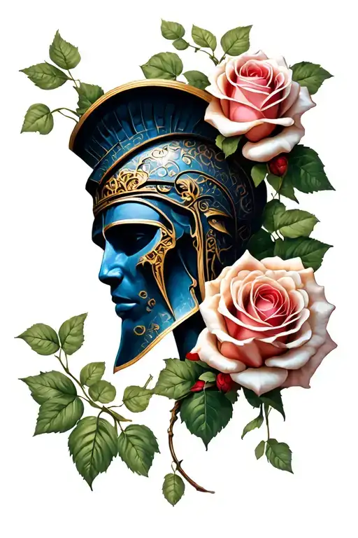 Sparta And Rose Vine