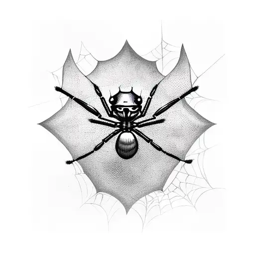 Knight With Spider Webs And Bats