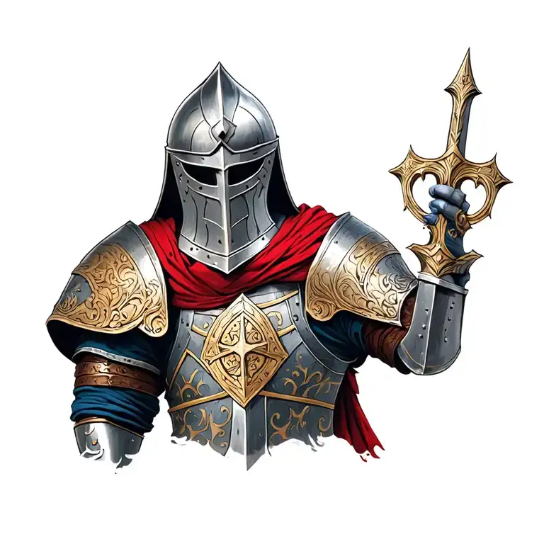 Crusader Knight Full Body