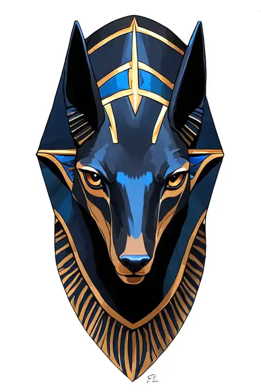 Anubis With Blues