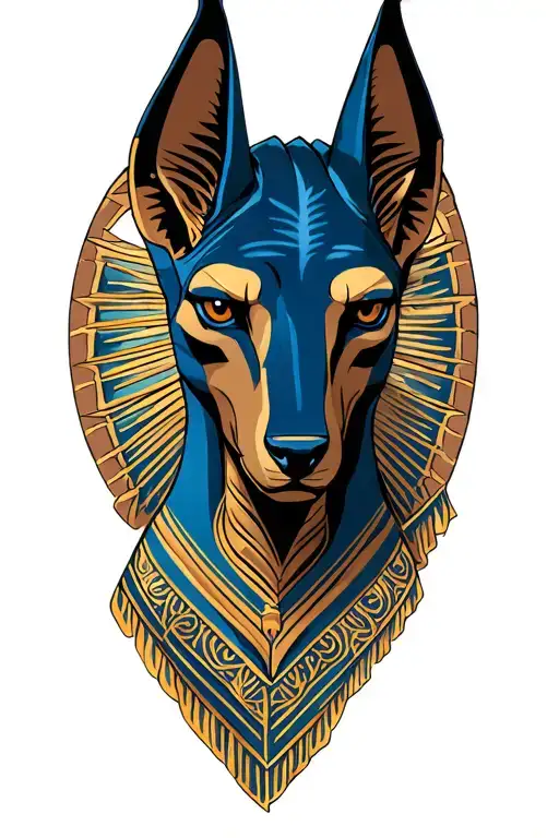 Anubis With Blues