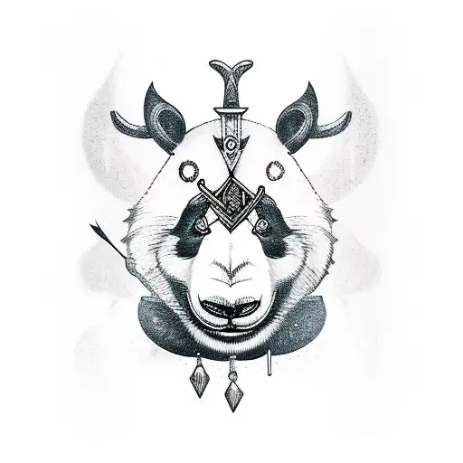 Swords Vikings Panda