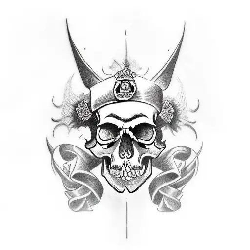 Honor Policia Skull
