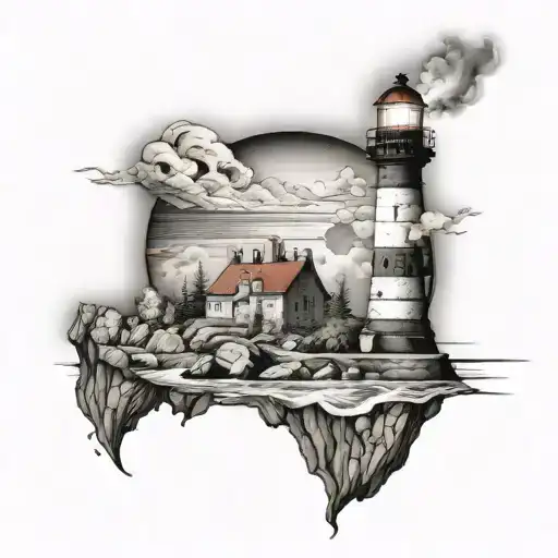 Lighthouse Destroyed By Chuthulu