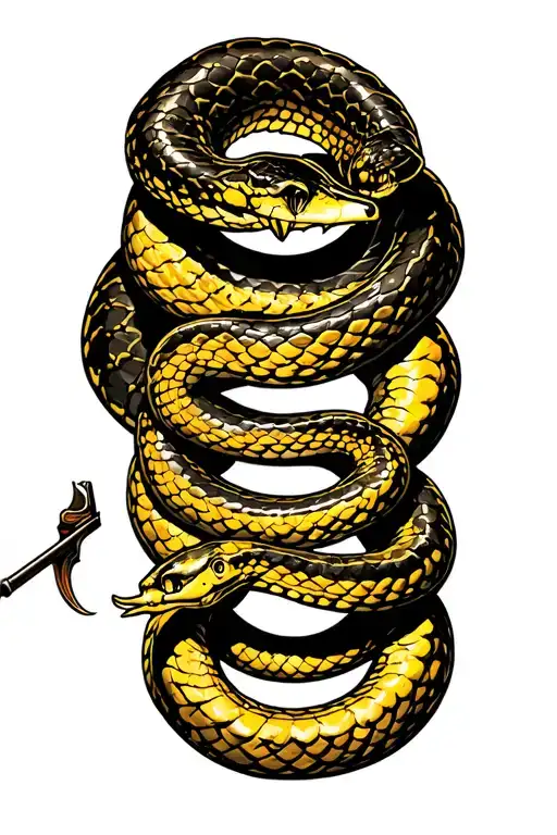 Don't Tread On Me Snake Patriot Yellow 2Nd Amendment
