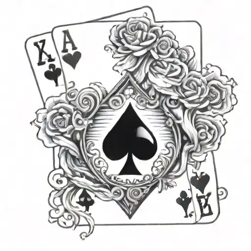 Zombie Hold Ace Of Hearts Card