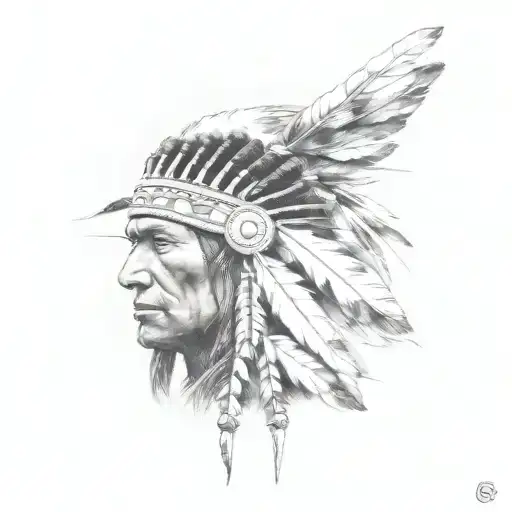 Leg Sleeve Native American