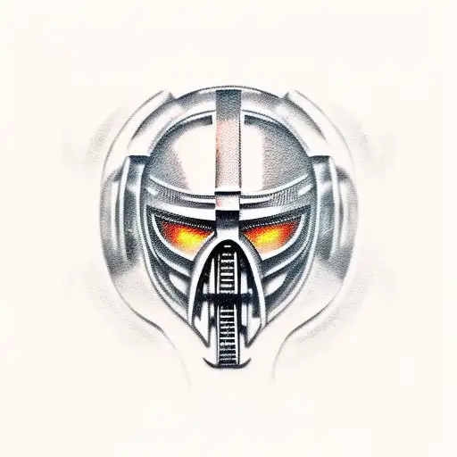 Damaged Spartan Helmet