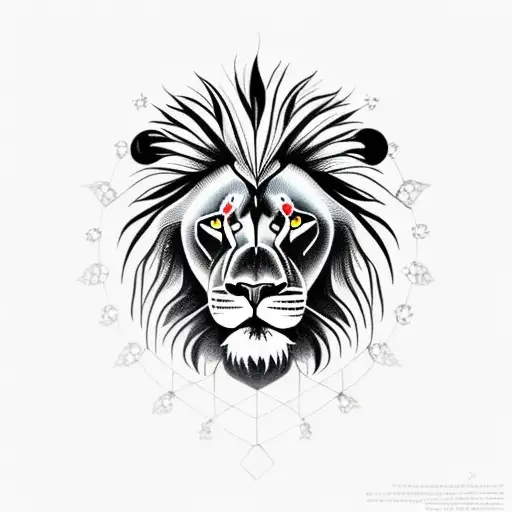 A Black Moon Behind The Lion