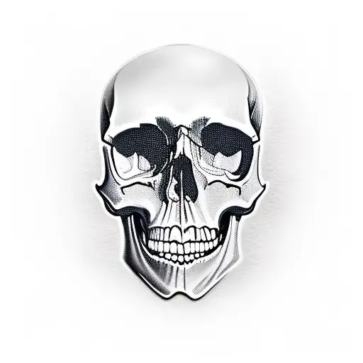 Skull With Rose With Oct 25 22 Date