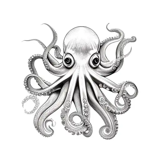 Octopus Inking Rainbow Ink