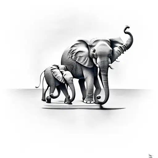 Conceptual Geometric Elephant