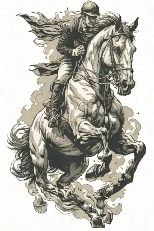 33 With Horse Jumping