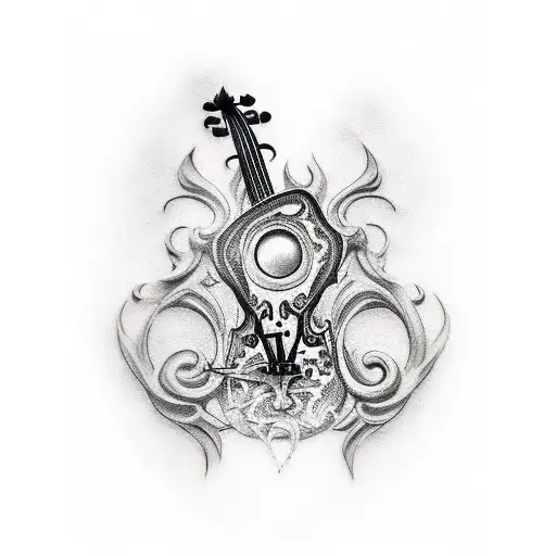 Gothic Style Violin