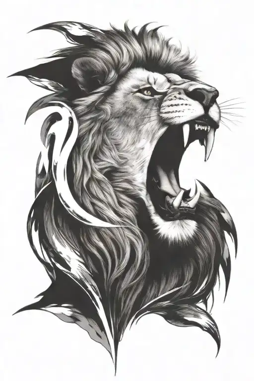 Lion Roaring