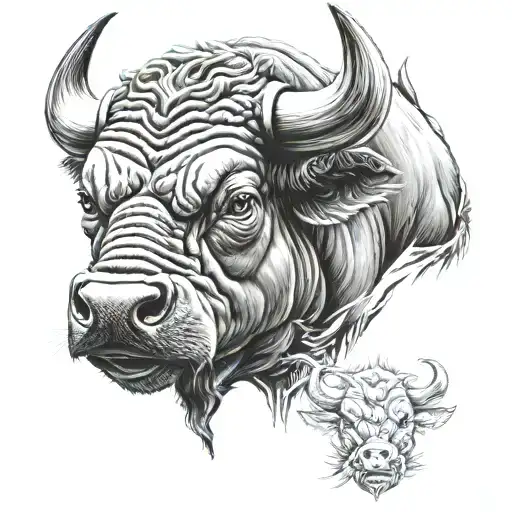 Anger Bull Face