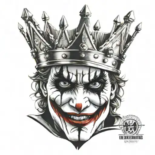 Joker Face With Crown