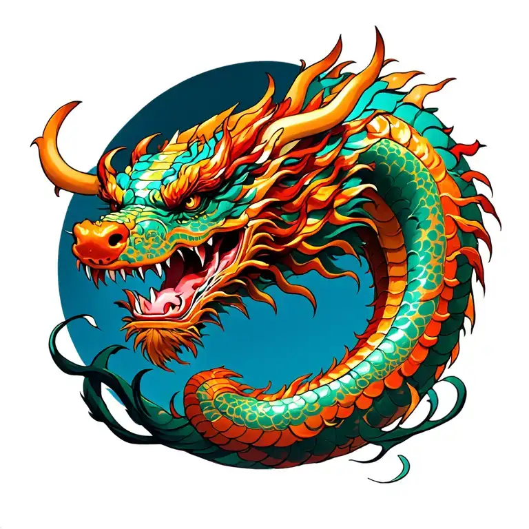 Hannaya Japanese Dragon