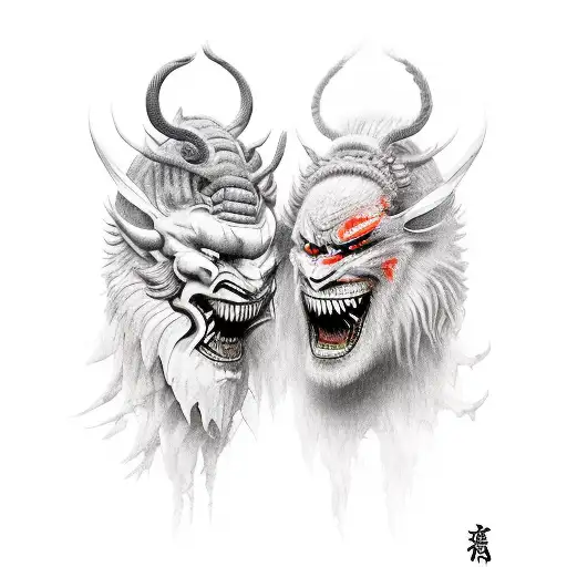 Shogun Male And Druid Famale Fighting Toguether