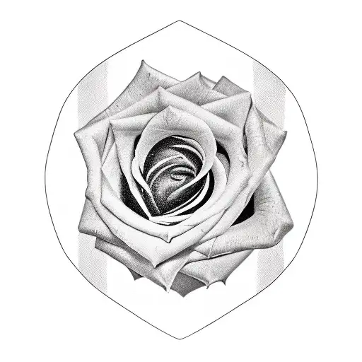 Attractive And Beautiful Young Man - Rose - Cross - Dagger