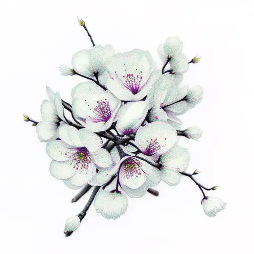 Cherry Blossom And Dark Depression For Someone Who Has Dark Soul