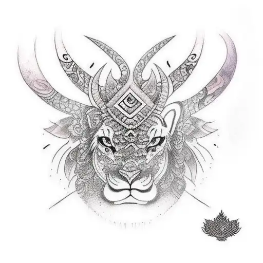 Creative Idea For A Full Sleeve Tattoo With A Nepalese Theme