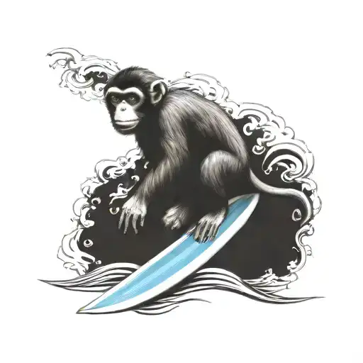 Monkey Surf Board