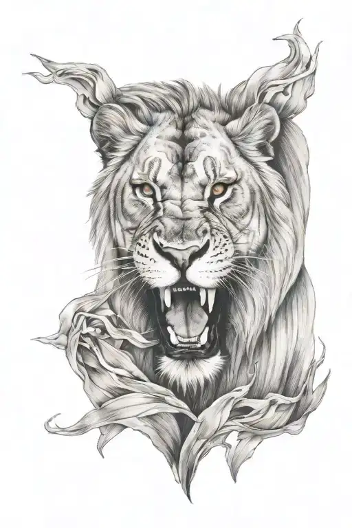 Roaring Lion Head