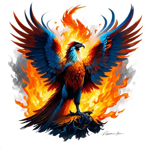 Phoenix Rising From The Ashes