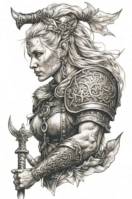 Nordic Woman Warrior