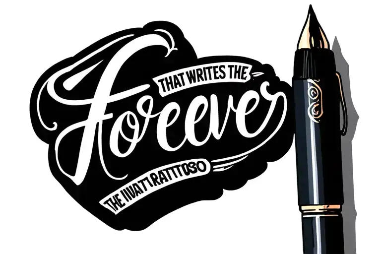 Pen That Writes The Word Forever