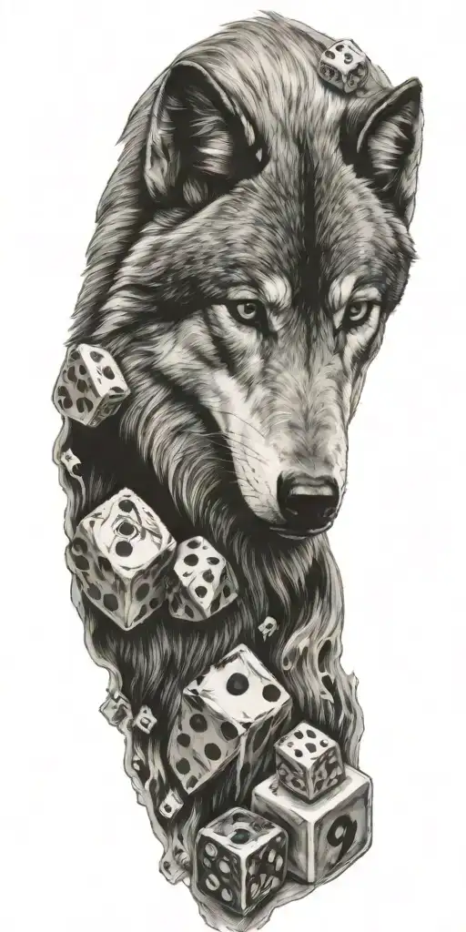 A Wolf With Some Dice
