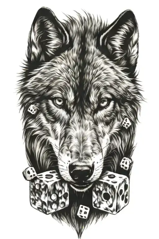 A Wolf With Some Dice