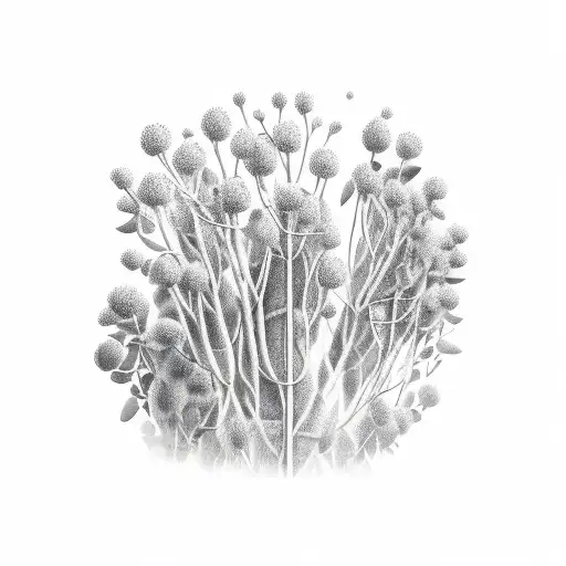 Field With Eucalyptus Tree And