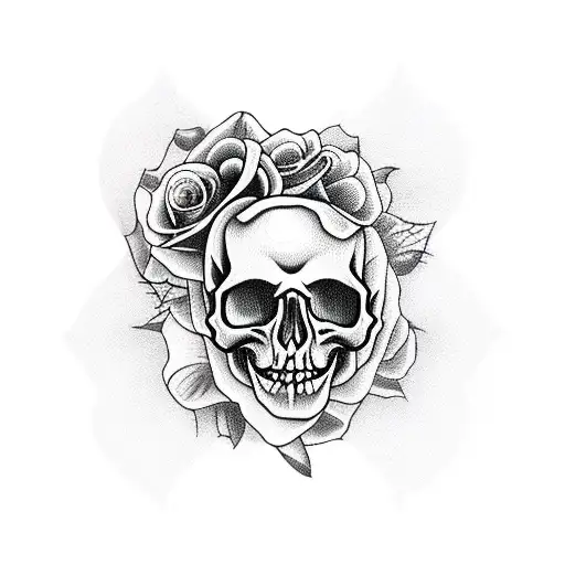Skull And Roses