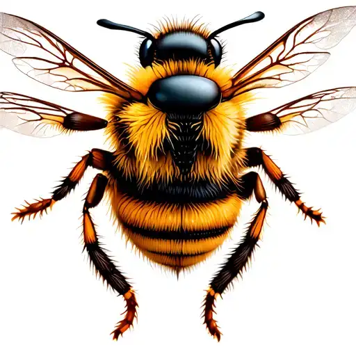 Insecticide Spray Aimed At A Bee