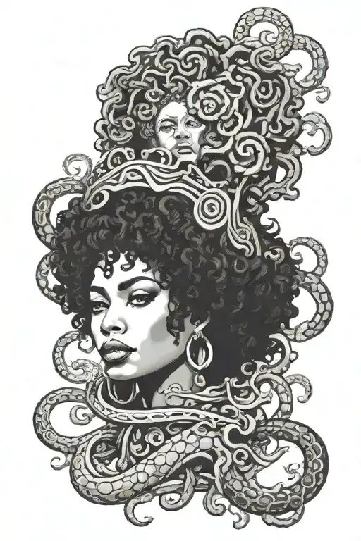 Afro-centric Medusa