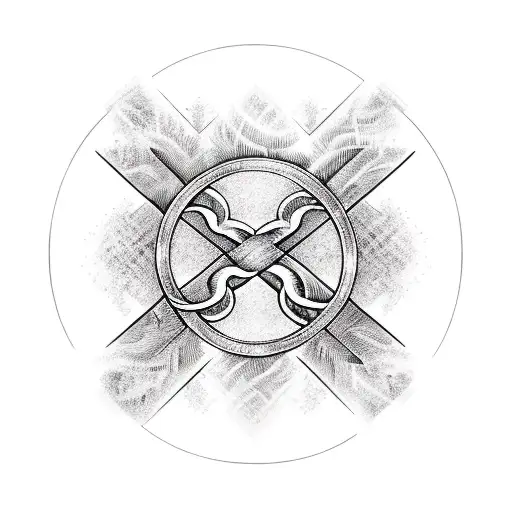 Infinity Sign Composed Of Half Fire And Half Ice