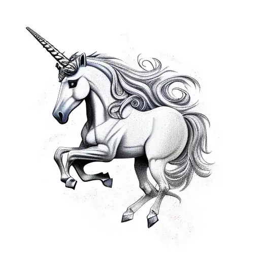 Horse Pegasus And Unicorn Working As Estilist Hair