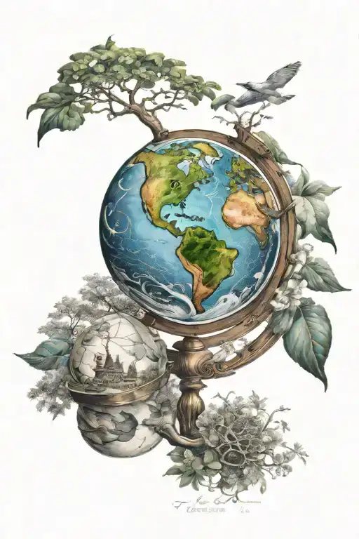 Elements Of Earth Globe