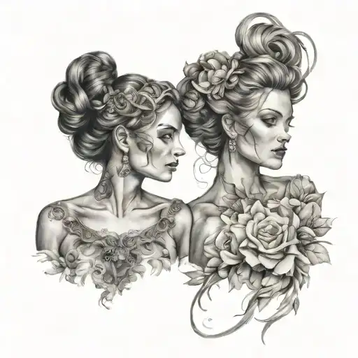 Gemini Women Beautiful Facing You