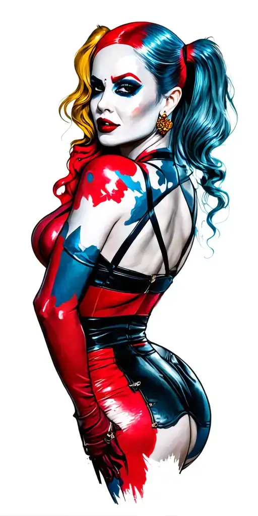 Harley Quinn Playing